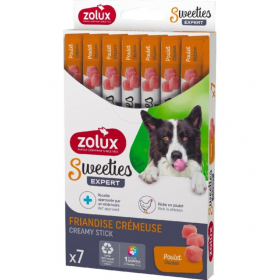 Кремообразно лакомство за кучета Zolux SWEETIES DOG CHICKEN x7 с пилешко месо